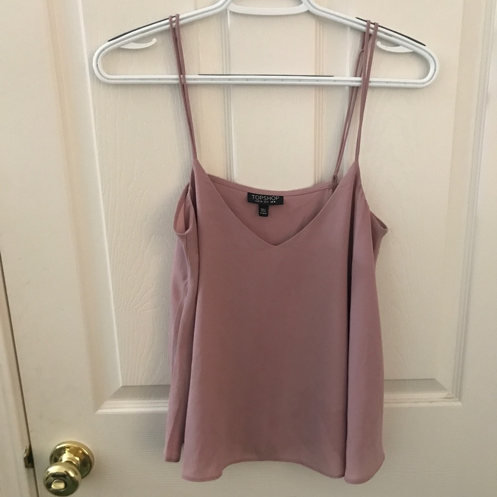 Topshop blush pink tank top